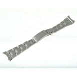 ROLEX - A circa 1970's stainless steel Rolex Oyster bracelet, ref 7835, with 19mm end links both