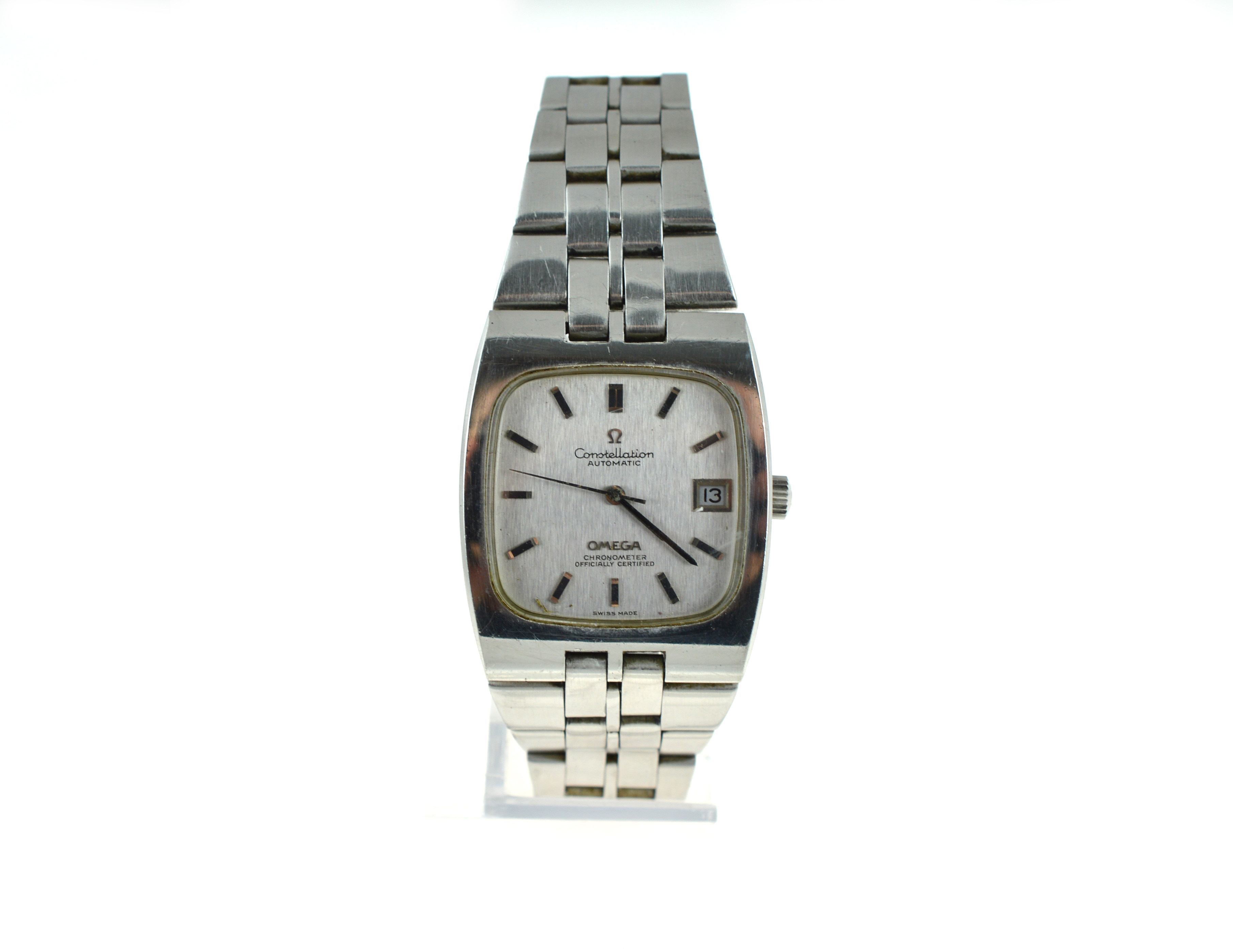 OMEGA - A circa 1970's gents Automatic stainless steel Omega Constellation wristwatch, on original - Image 2 of 3