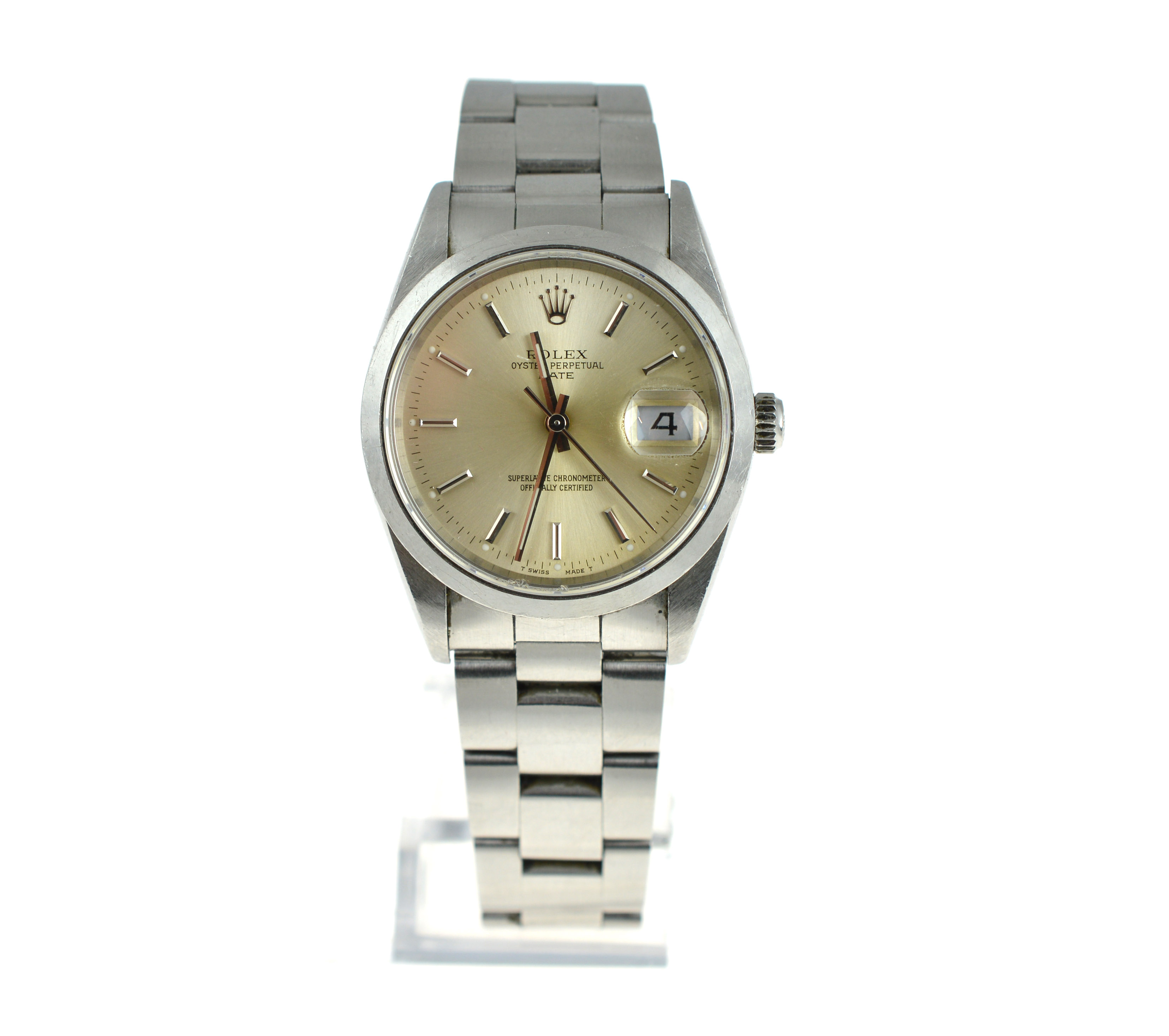 ROLEX - A gents Automatic stainless steel Rolex Oyster Perpetual Date wristwatch, dated 1992, - Image 2 of 3