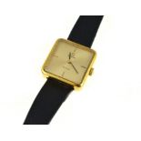 OMEGA - An Omega De Ville gold plated mechanical wristwatch, case approx 24mm x 24mm, working