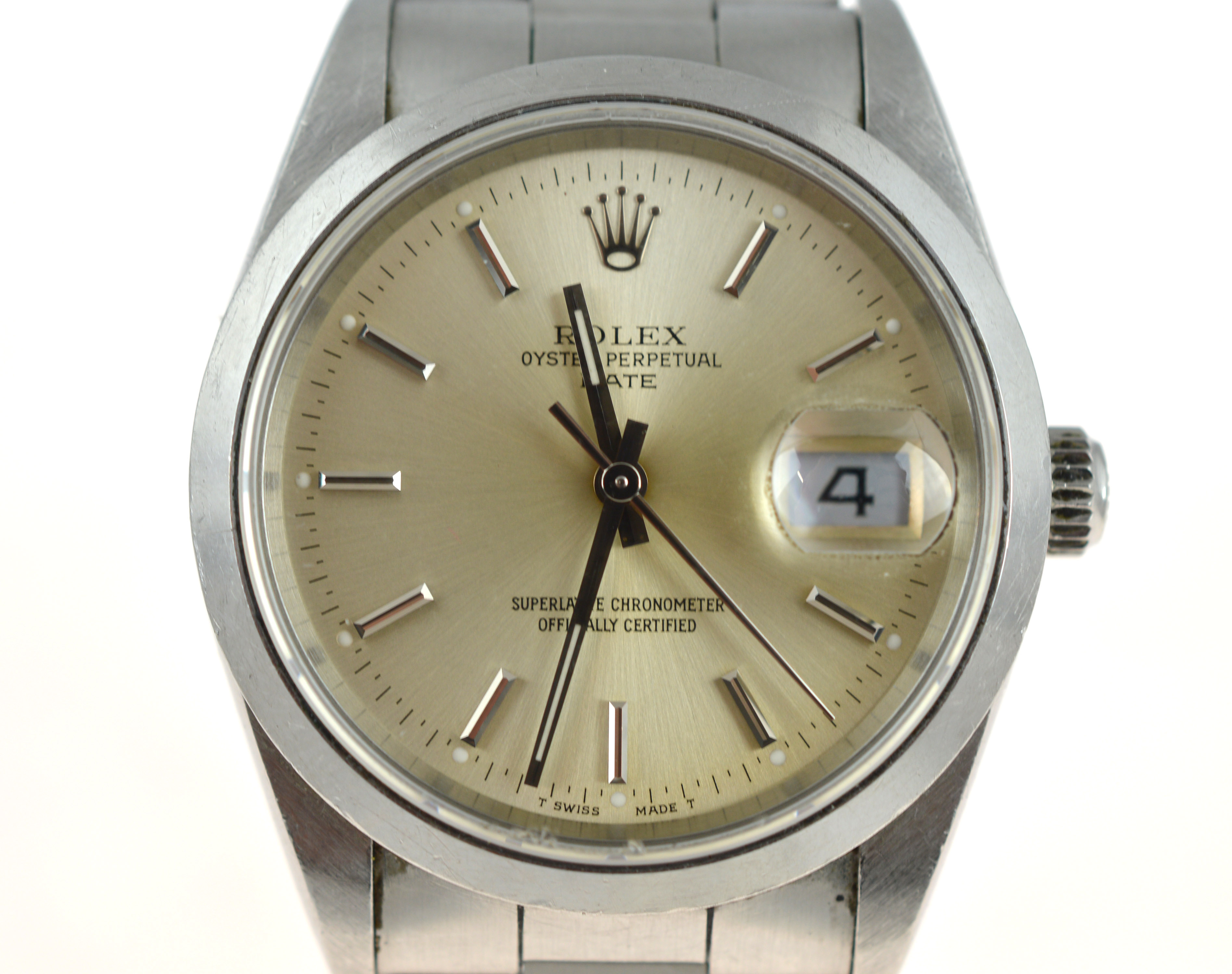 ROLEX - A gents Automatic stainless steel Rolex Oyster Perpetual Date wristwatch, dated 1992,