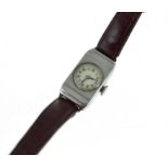 ROLEX - A circa 1920/30's ladies mechanical Rolex wristwatch, the unsigned dial is discoloured, case