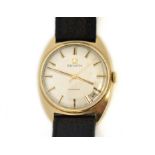 ZENITH - A gents 9ct gold Automatic Zenith wristwatch, approx 35mm, H/M London 1973, the silvered