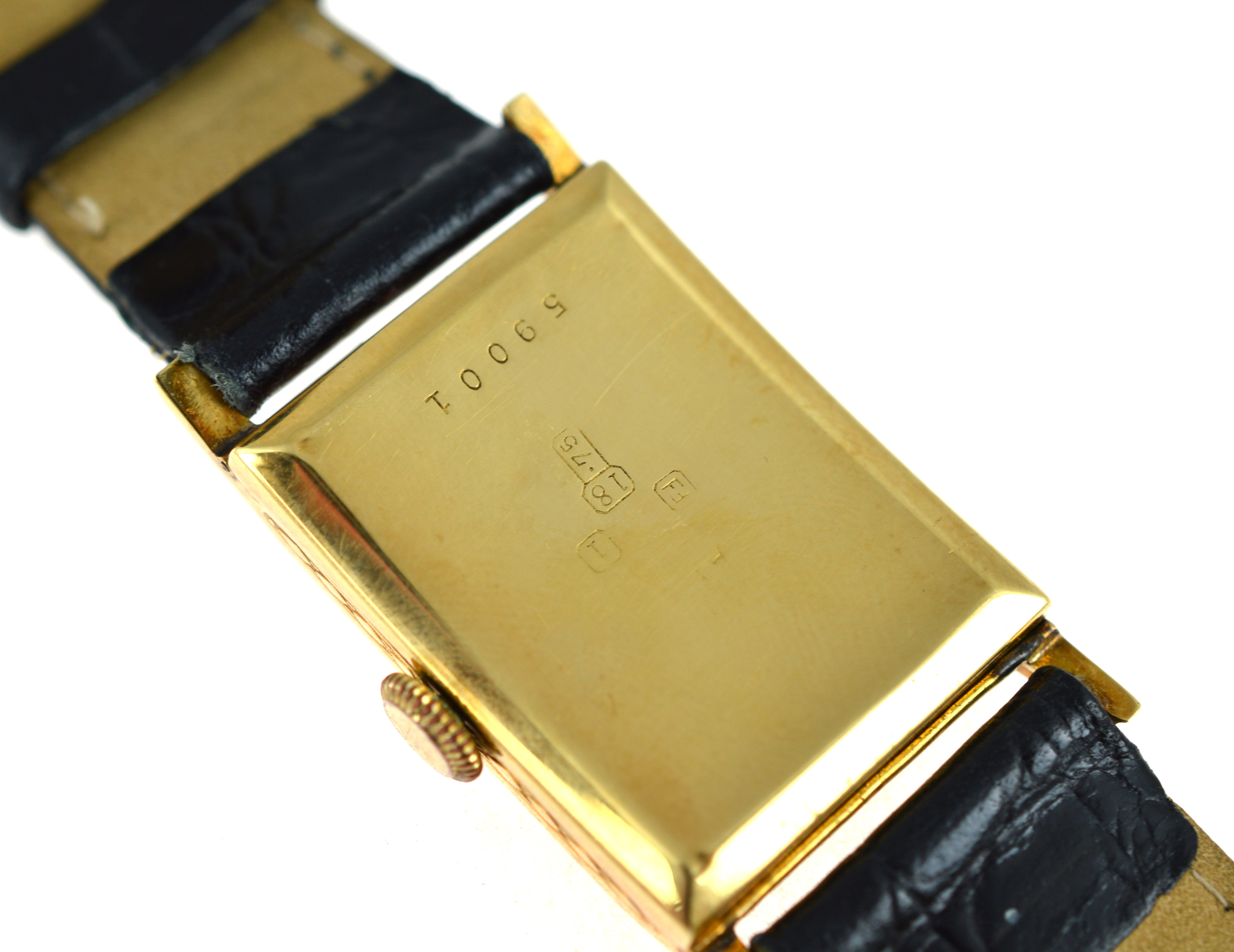 J.W. BENSON - A 1930's 18ct yellow gold gents J.W. Benson mechanical wristwatch, H/M Glasgow 1934, - Image 5 of 7