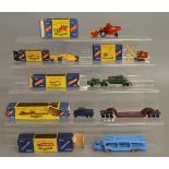 A boxed Matchbox Accessory Pack #A2 Bedford Car Transporter together with five 'Major Packs' - #1,3