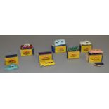 6 boxed model cars from the Matchbox 1-75 Regular wheel range, 22a Vauxhall, 31a Ford Station Wagon,