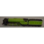 O Gauge. A boxed DJH  factory kit built 4-6-2 Locomotive with Tender  'A.H. Peppercorn 525' in