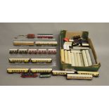 OO Gauge. 34 Coaches and 21 Wagons, all unboxed, by Tri-ang, Hornby etc.Conditions vary. (55)