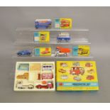4 boxed Corgi Toys including 314  Ferrari Berlinetta 250 Le Mans, 420 Ford Thames 'Airborne'