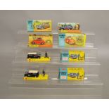 4 boxed Corgi Toys including 2 x 448 BMC Mini police Vans both with Tracker Dogs and Handlers, 256