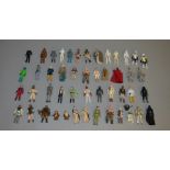 48 Star Wars figures which includes; R2D2, Boba Fett, Chewbacca etc (48)