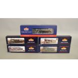 OO Gauge. 5 boxed Bachmann Steam Locomotives including 32-252A WD Austerity 90201, 32-501 Standard