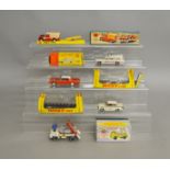 4 boxed Dinky Toys including 133 1965 Ford Cortina and 170 Lincoln Continental, both in window box