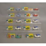 10 boxed Corgi Toys, all variations of the Austin/Morris Mini, including 225 Austin Seven, 2 x 226