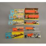 4 boxed Corgi 'Major' Toys including 1104 Carrimore Detachable Axle Machinery Carrier with