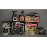 7 Star Wars boxed vintage sets by Kenner and Palitoy, which includes; Imperial Troop Transporter,