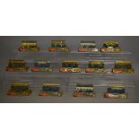 13 boxed Dinky Toys Atlantean Bus models including 11 x 291 Atlantean City Bus and 2 x 295 Atlantean