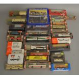 29 boxed 1:87/HO scale Plastic Vehicle models and sets by Herpa, Wiking etc, including a Pola #140