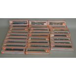 OO Gauge. 26 boxed Lima Coaches and Wagons of various types.. All appear G/VG boxed. (26)