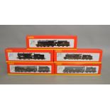 OO Gauge. 5 boxed Hornby Locomotives including R2282 BR 4-6-2,'Weymouth', R2310 BR 4-6-2 'Elders