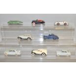 6 unboxed Dinky Toys including 39f Studebaker State Commander, 30F Ambulance together with two