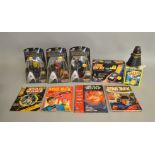 3 boxed Playmates Star Trek 6 inch action figures, Sulu, Spock and Cadet McCoy together with a boxed