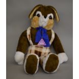 A large Rabbit soft toy  by Lefray, approximately 95cm tall, appears G+/VG.