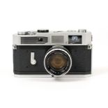 Canon Model 7 Rangefinder Camera #888470 with Canon Lens 50mm f1.8 #322333. Meter working. (Spring