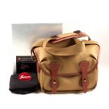 Billingham Combination Camera Bag for Leica (14855). With soft cover, in Leica branded box. (Very