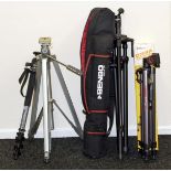 Tripod & Monopods, inc Benbo Trekker & Case. Also a Manfrotto 694 Magfiber monopod with 486 ball &