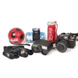 Tasco & ITT Type 110 Binocular Cameras & Others. Including Pepsi and Coke 110 cameras.