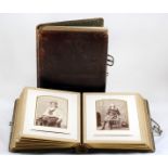 An Attractive Victorian Margueite Photograph Album, Plus One Other. Margueite 'Designs of Field