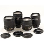 Good Group of Four Nikkor AF Lenses.