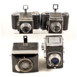 Mentor Compur & Other Reflex Cameras. Comprising Uncommon Mentor Compur Reflex with Tessar 10.5cm