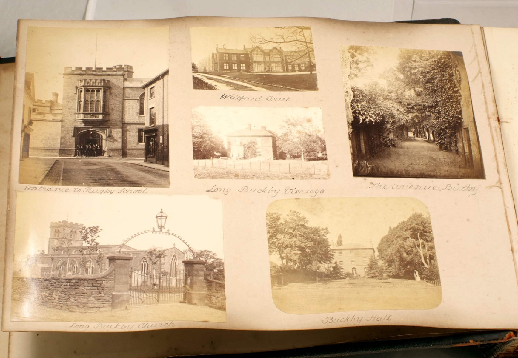 Victorian Photograph Album, inc Rugby School etc & Images by James Valantine. Spine poor. 52 pages - Image 3 of 9