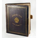 A LARGE Victorian Wedding Tour Album, Including George Washington Wilson & James Valentine Prints.