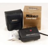 Nikon Laser 800 8x28 Digital Rangefinder. Rubberised covering slightly warn. (condition 6E). With