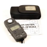 Kenko KCM-3100 Digital Colour Temperature Meter. With case and instructions. (condition 4E).