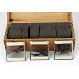 Box of Over 80 Magic Lantern Slides, Swiss & Mountain Scenes. A very well photographed set with lots