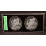 Stereo Daguerreotype of Classical Statue, Probably The Rape of Persephone. By Lemaire, circa 1852-