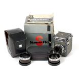 Komaflex S 4x4 SLR Outfit. Comprising camera (slight crack to viewing screen, hence condition 5/