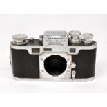 Chrome Alpa Reflex Body #13073. (film advance & body slightly rough, hence condition 6F).