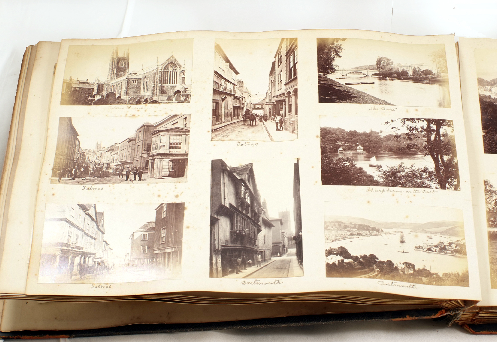 Victorian Photograph Album, inc Rugby School etc & Images by James Valantine. Spine poor. 52 pages - Image 8 of 9