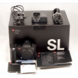 Leica SL Digital Camera Body, Type 601 (Leitz Code 10850). #04965352. With battery, charger,