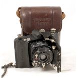 Voigtlander Perkeo Folding Camera - For Spares or Repair. With Skopar f4.5 5cm lens. ERC. (Damage to