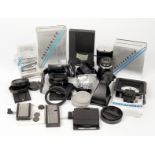 A Good Selection of Hasselblad Accessories. To include two Waist Level Finders, Pro Lens Shade in