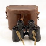 A Pair of Taylor Hobson Ex-WD x6 Prism Binoculars, Dated 1946. (optics dirty, hence condition 6E)