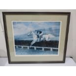 Maxine Cox signed Limited Edition print, "Desert Orchid Gold", 739/2500