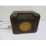 A Bush DAC 90A Bakelite radio