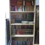 A large quantity of leather bound and other books